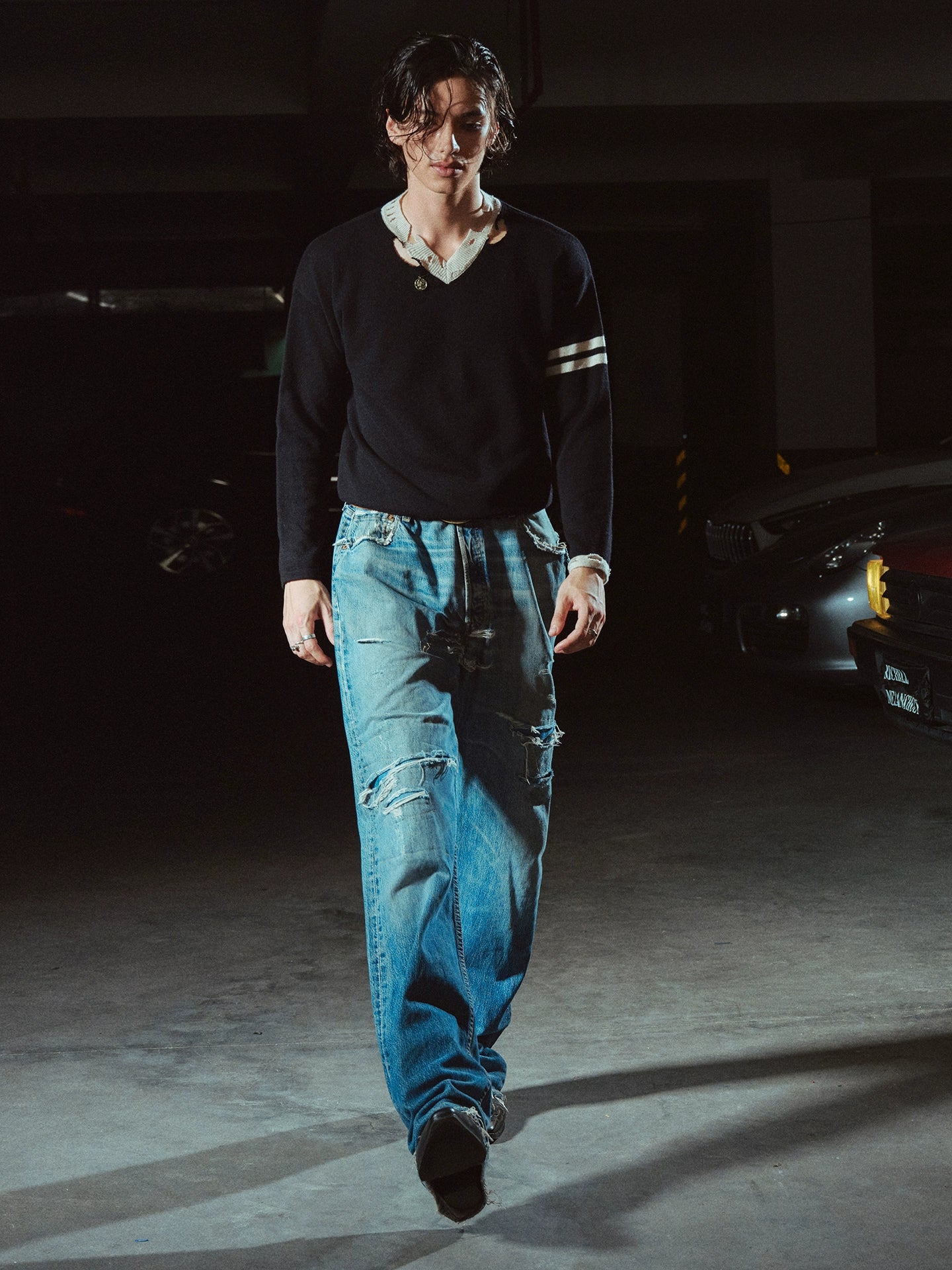 RICHILL Vintage Loose Straight Jeans