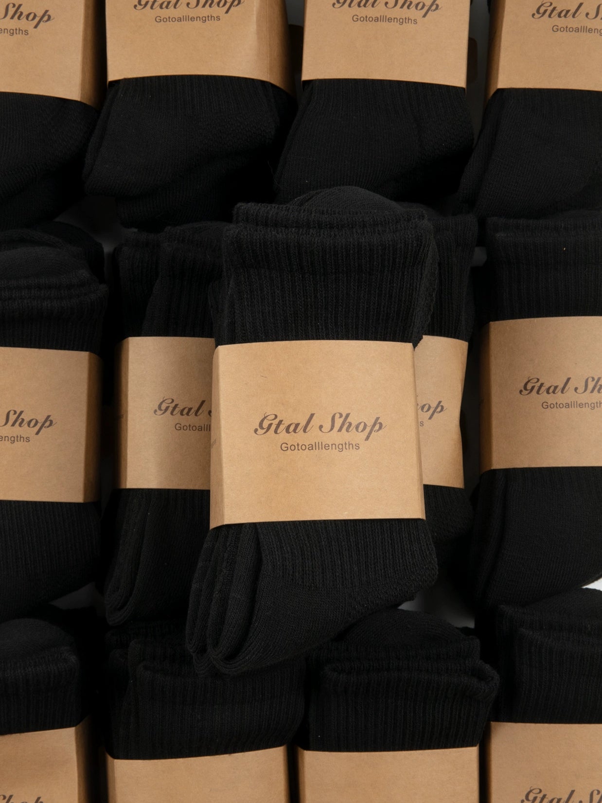 GTAL deodorant black and white summer sports non-pure cotton socks