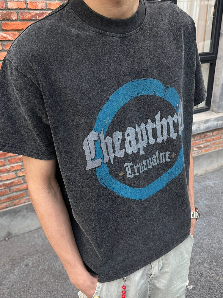 CENSMADE Washed Old Printing Tee