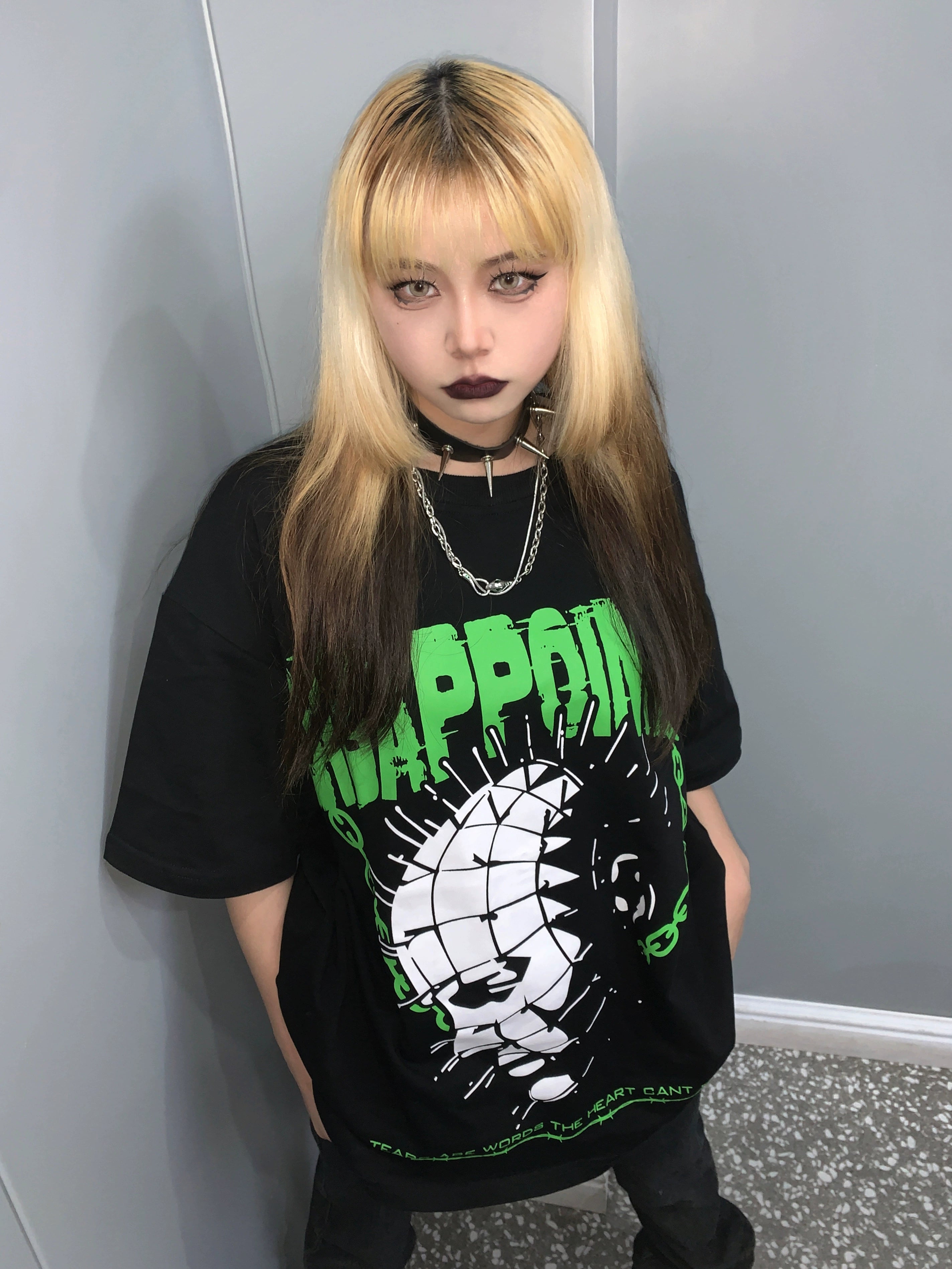 WETBODY Dark Rock Punk Loose Tee