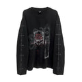 Wetbody Retro Old Casual Long Sleeves