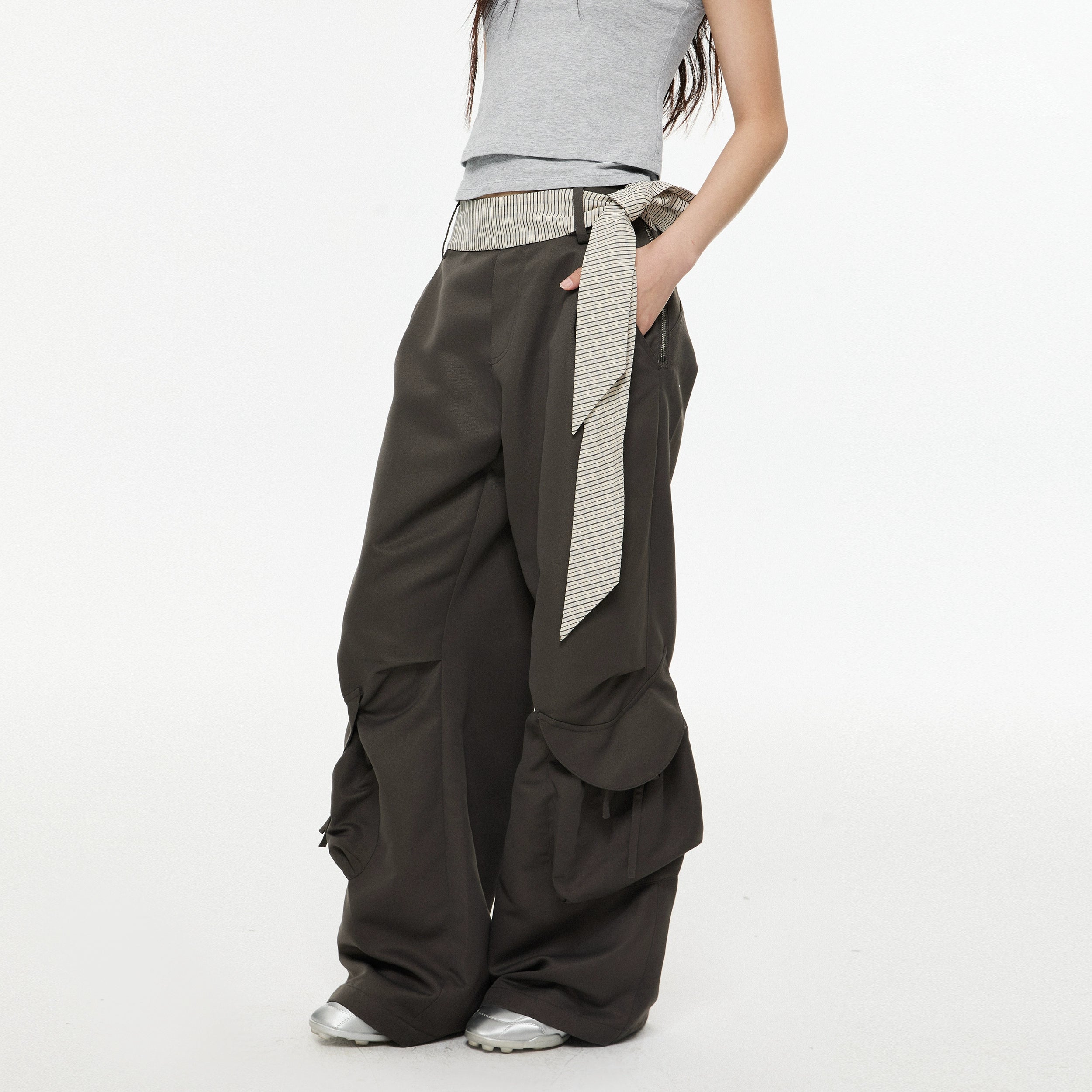 EZEK Pocket Pleated Thin Overalls
