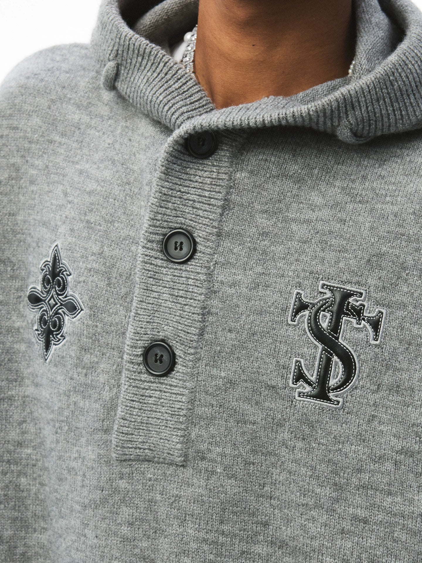 STK Upholstery Knit Hooded Sweater