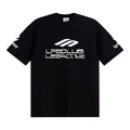 Loopsoon Racing Elements Letter Print Loose Crew Neck Tee
