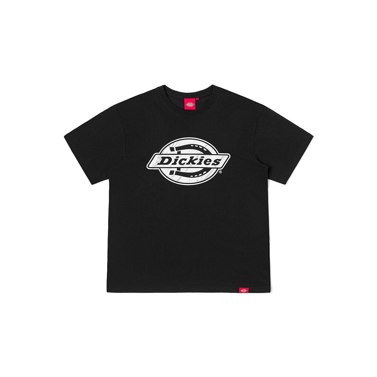 Dickies Marble Texture Large LOGO Printing Loose Tee