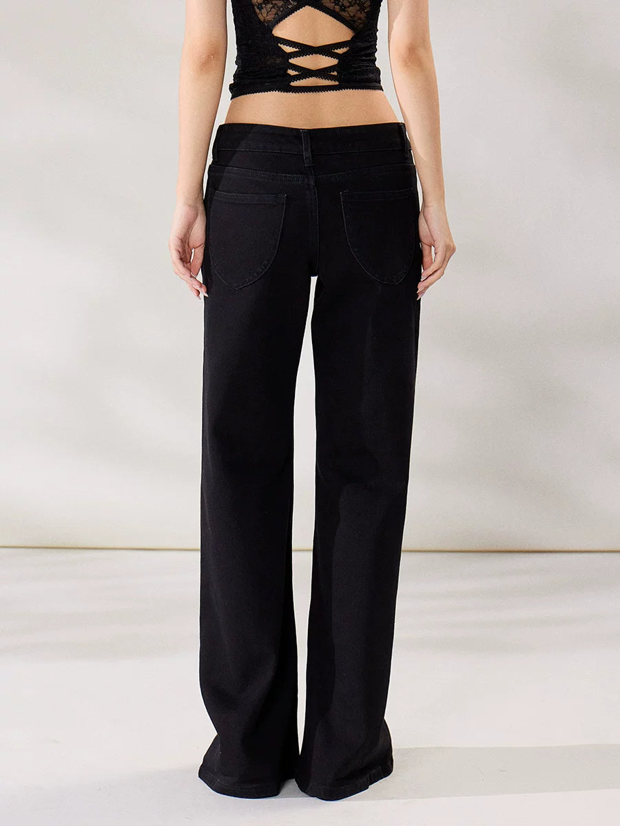 WITHMIN Low-rise, Slimming, Slightly Flared Straight-leg Pants