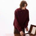 CHOR | 973g Breathable High-Neck Buttoned Turtleneck Sweater