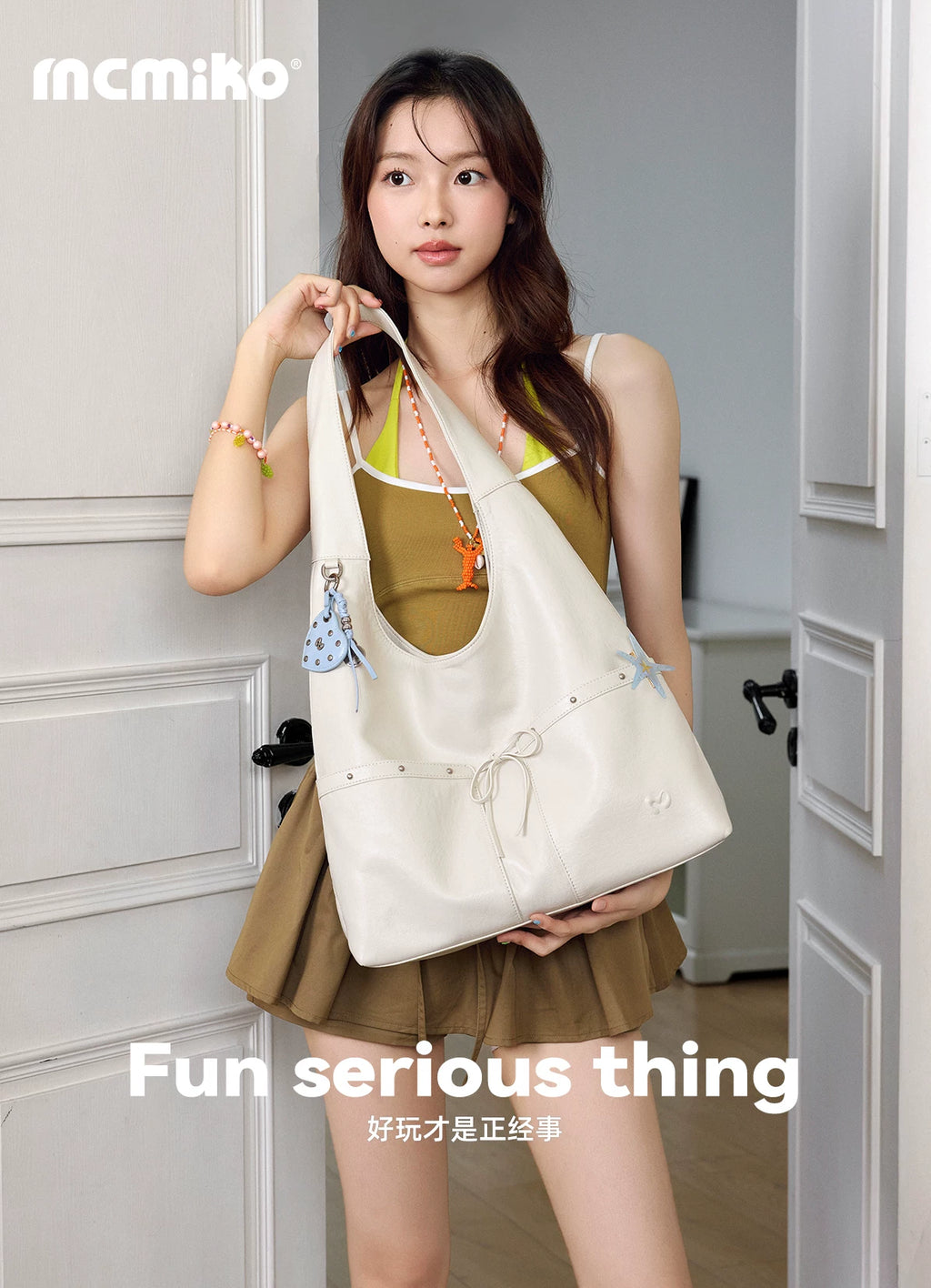 Mcmiko Casual Large Capacity Shoulder Tote Bag