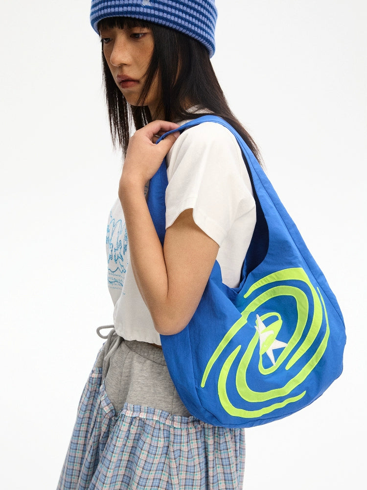 NewJNXS Whirlpool Reflective Cloth Underarm Bag