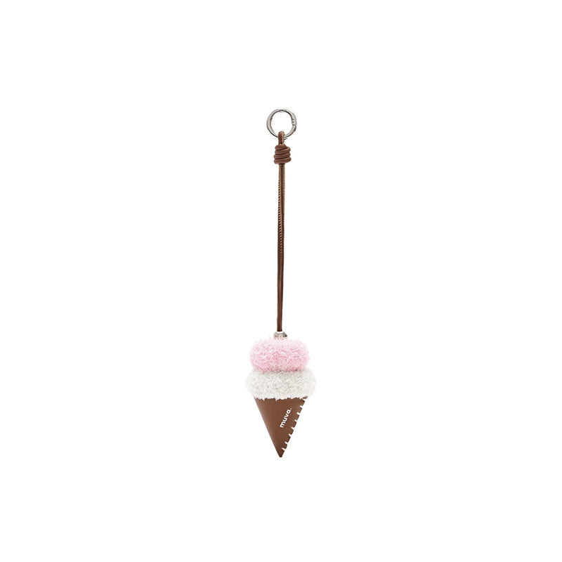 MUVA Plush Ice Cream Girl Heart Plush Bag Hanging