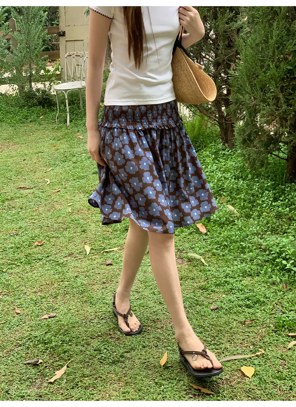KANO Flower Print Tube Top Sling