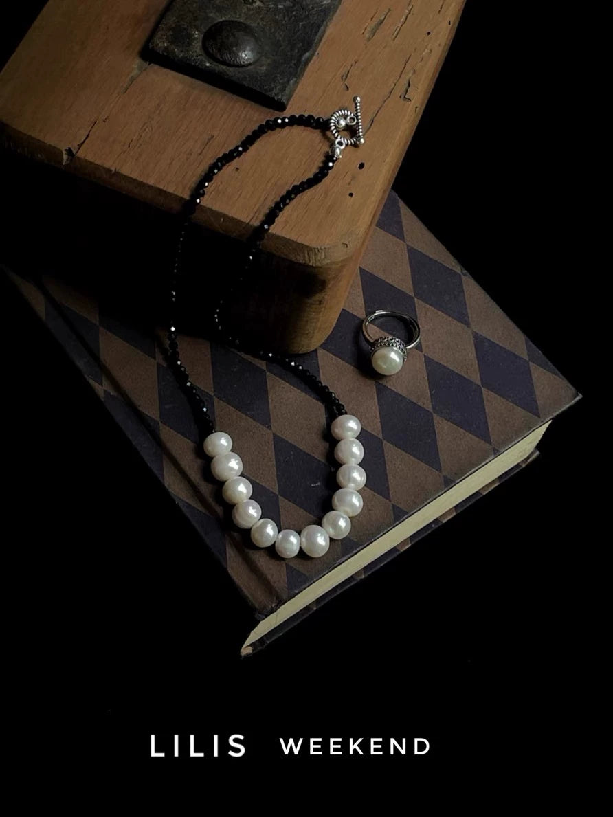 Lilis Weekend Splicing Natural Pearl Necklace