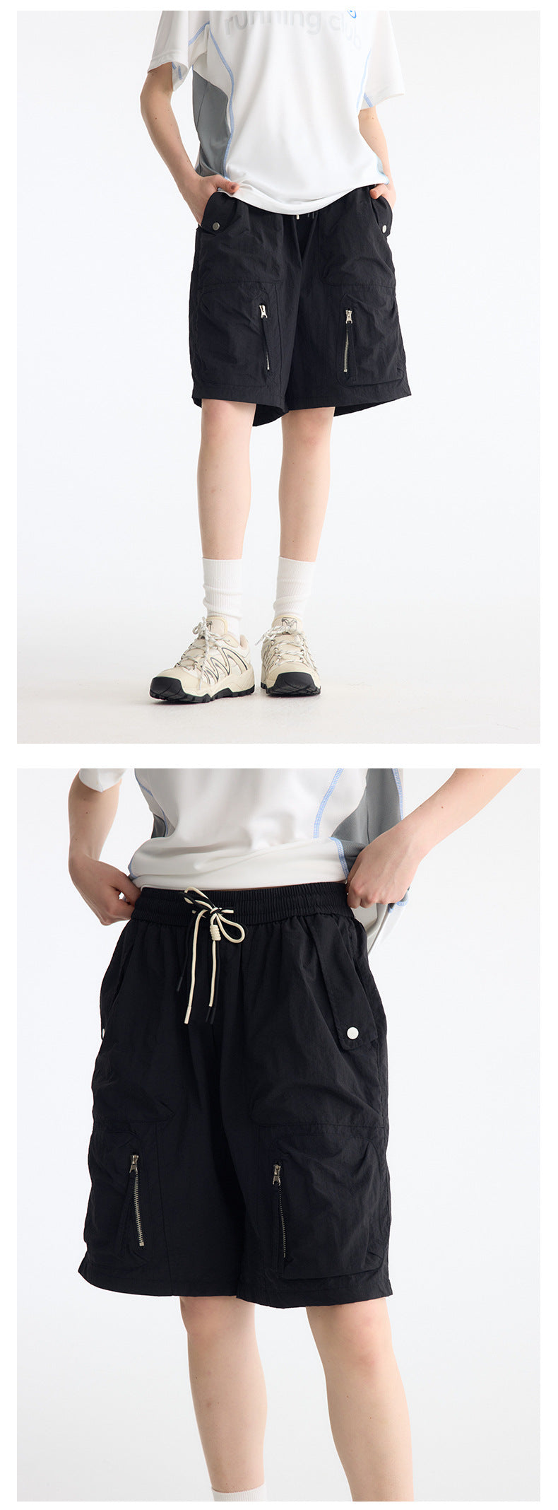 UNF 25SS tooling waterproof breathable quick-drying lace-up sports shorts