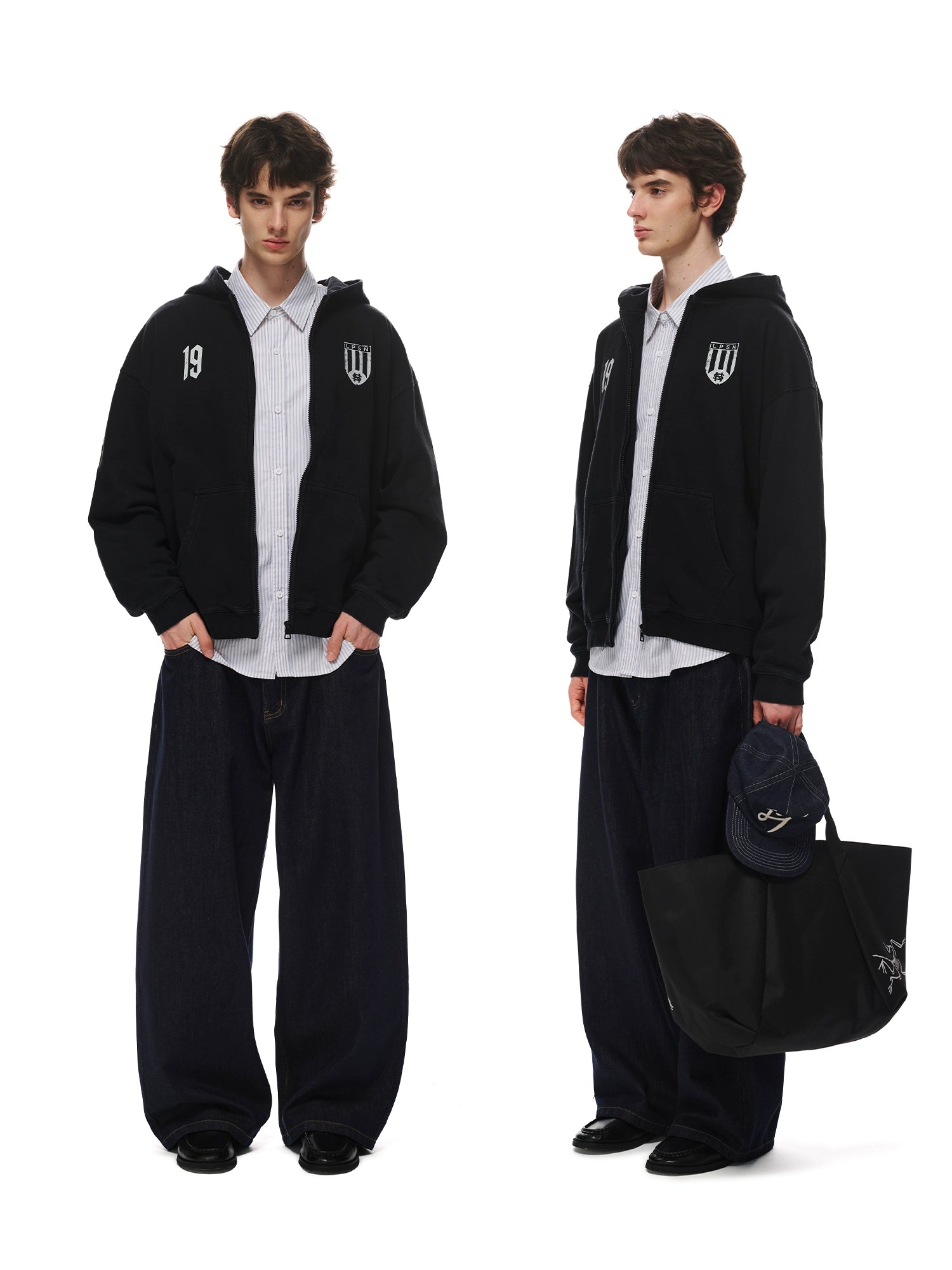 Loopsoon Loose Casual Versatile Trend Hooded Sweater
