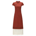 ZIHE High-end Fringed Splicing Dress