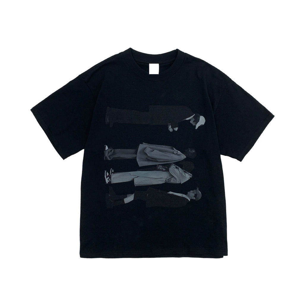 MICHINNYON Hipster Print Loose Round Neck Tee