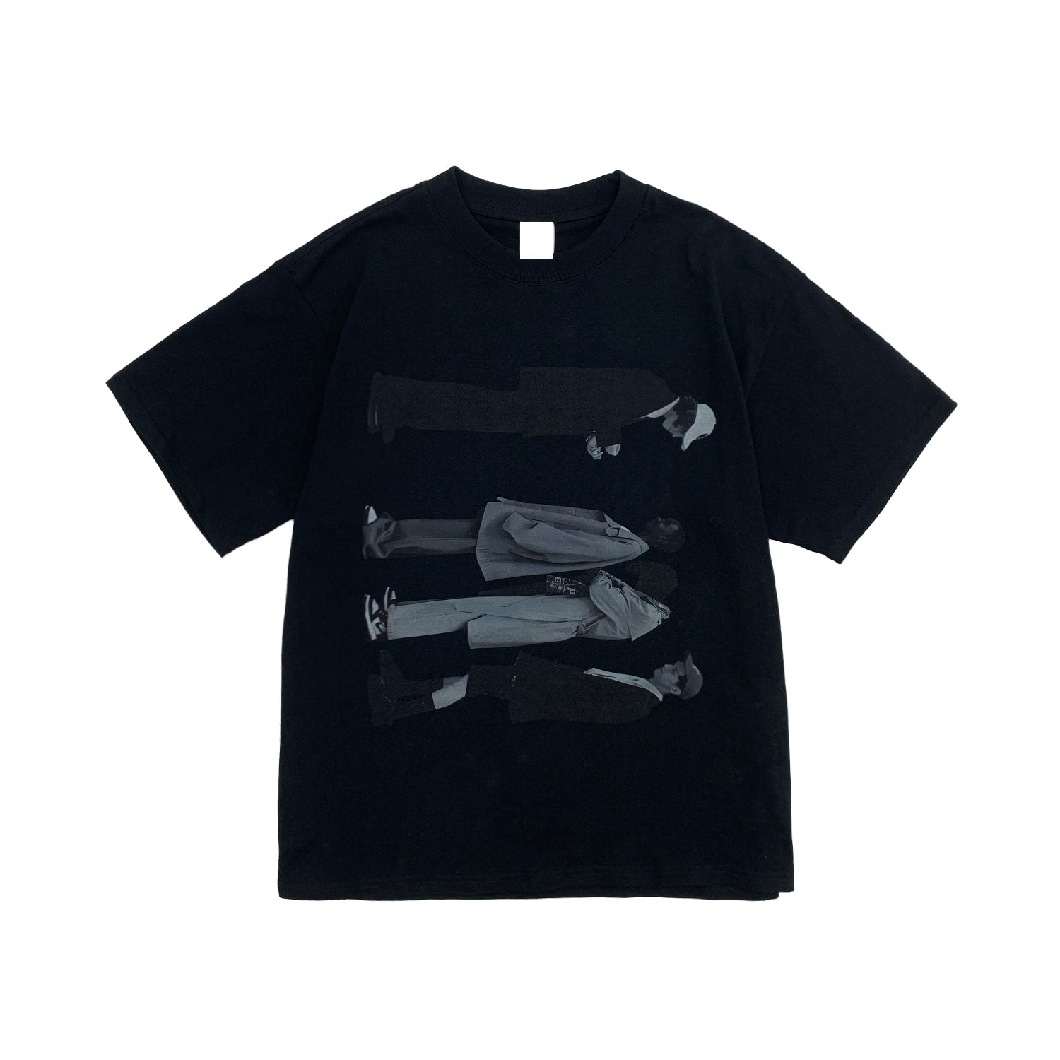 MICHINNYON Hipster Print Loose Round Neck Tee