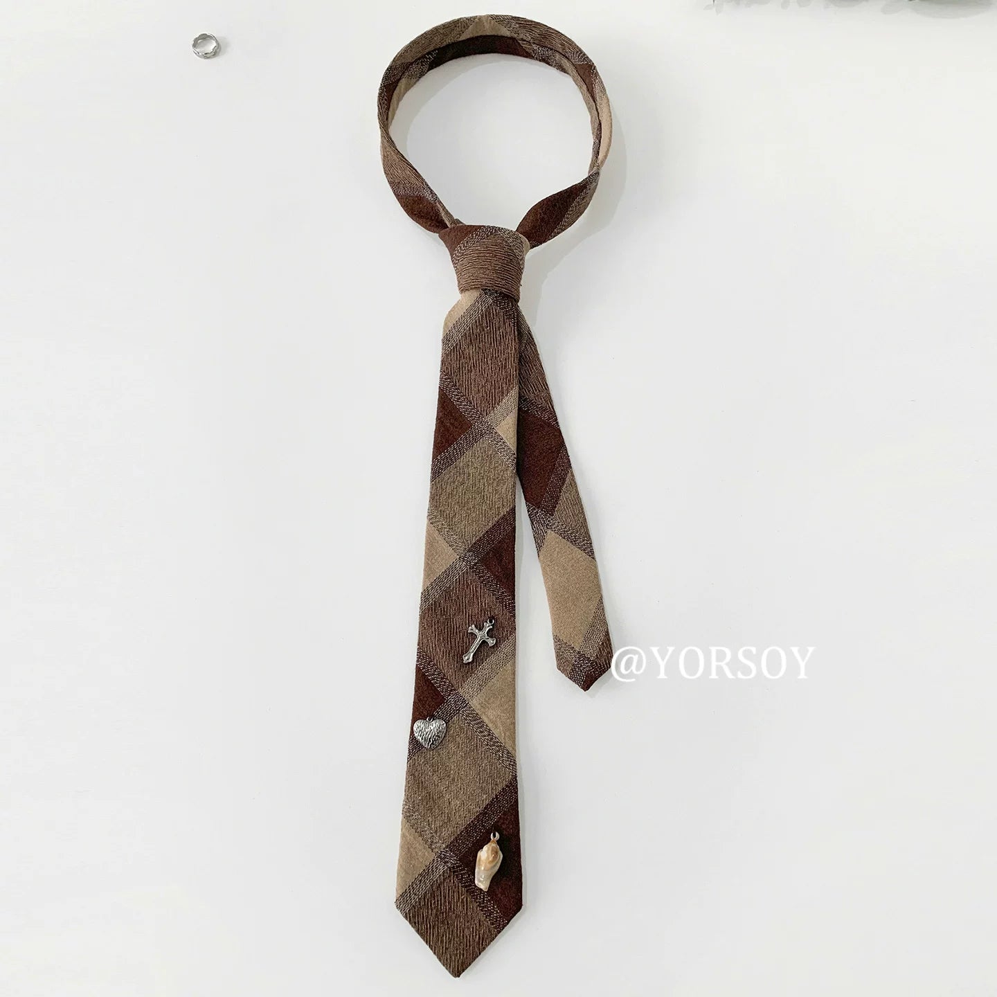 YORSOY Vintage College Style Y2K Tie