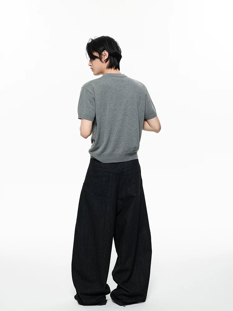 Borrowed Project Casual Knitting Washed Tee