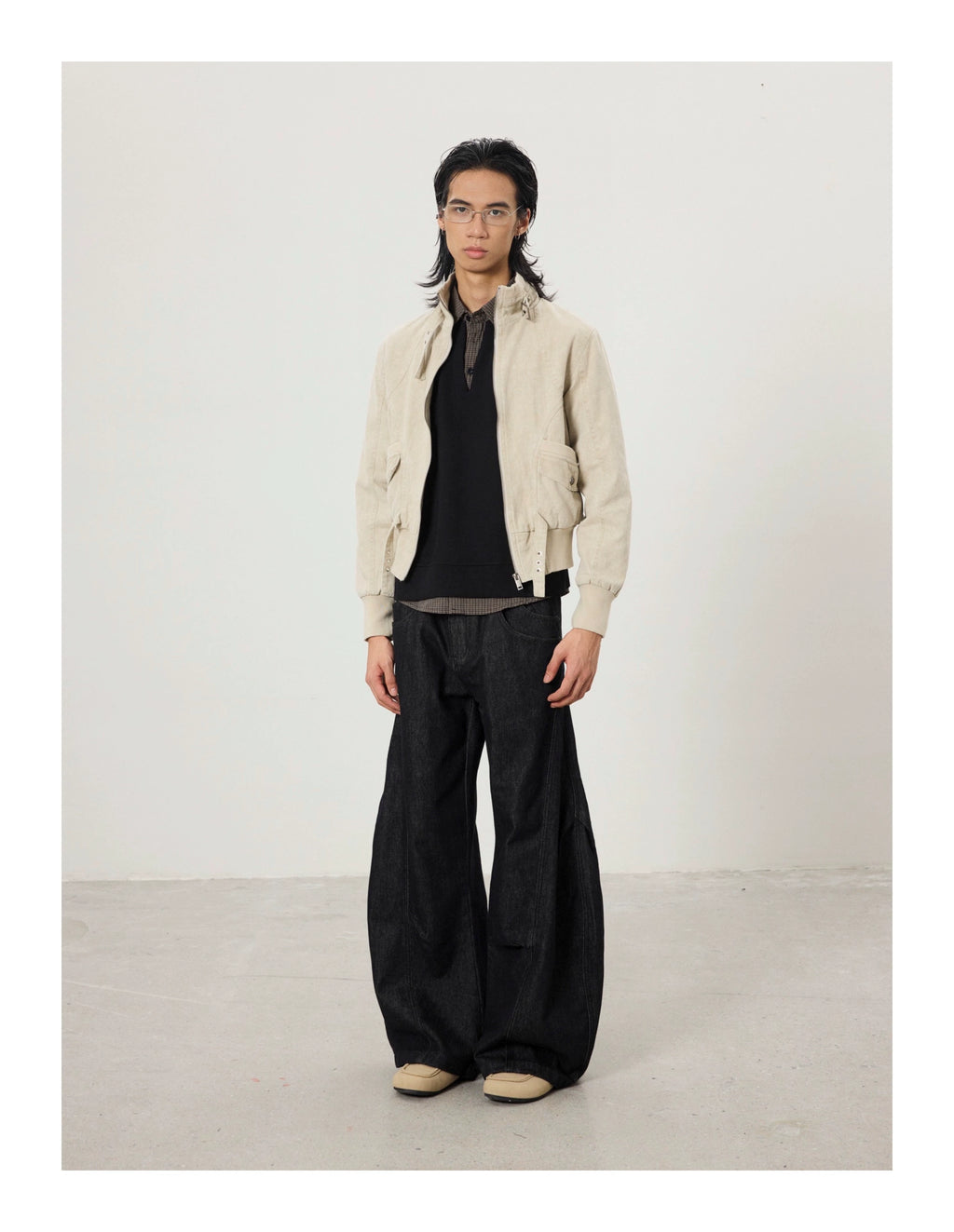 BTSG Vintage Short Slim Fit Work Jacket