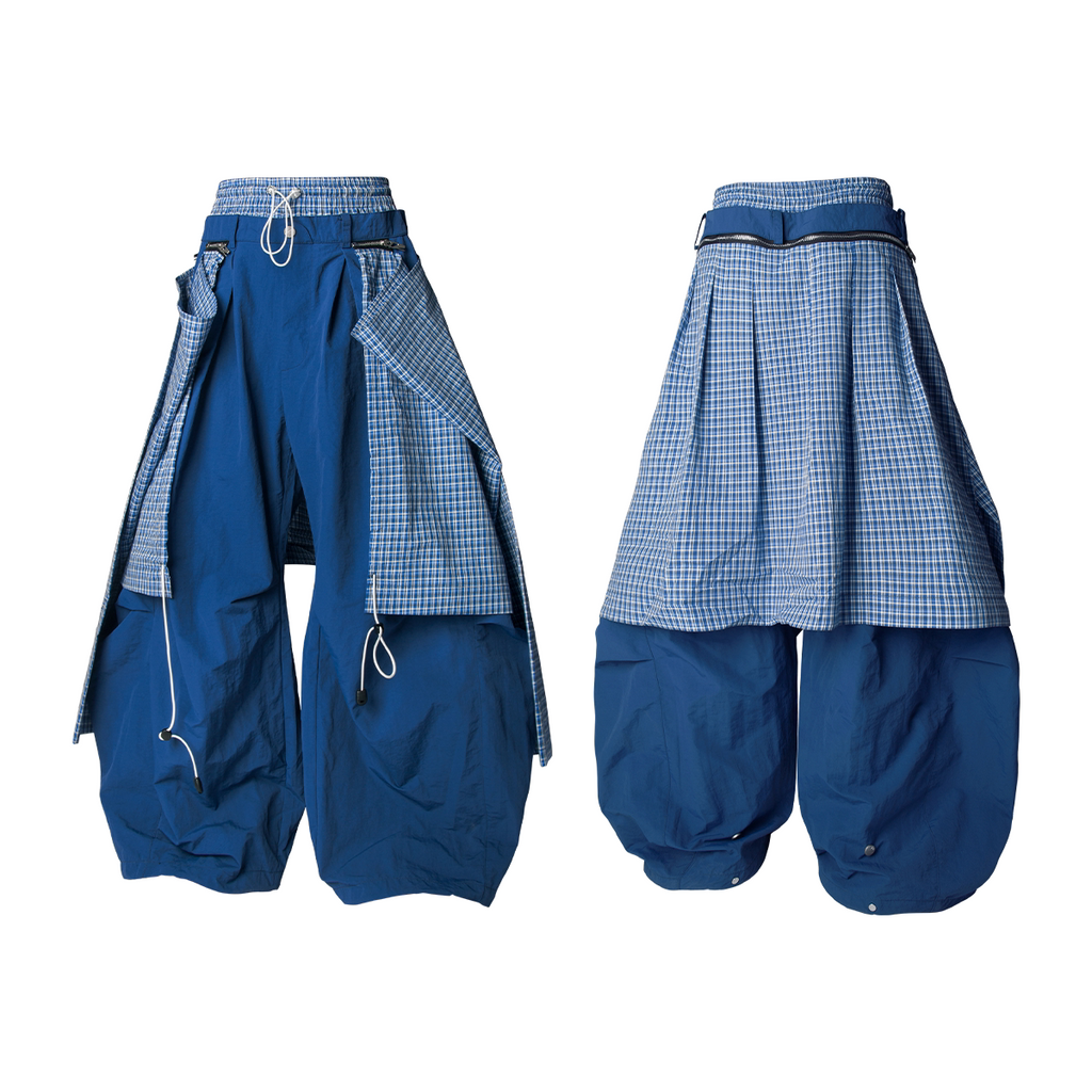 RELABEL Removable Fart Curtain Loose Casual Pants
