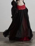 INDULGE Mesh Stitching Skirt