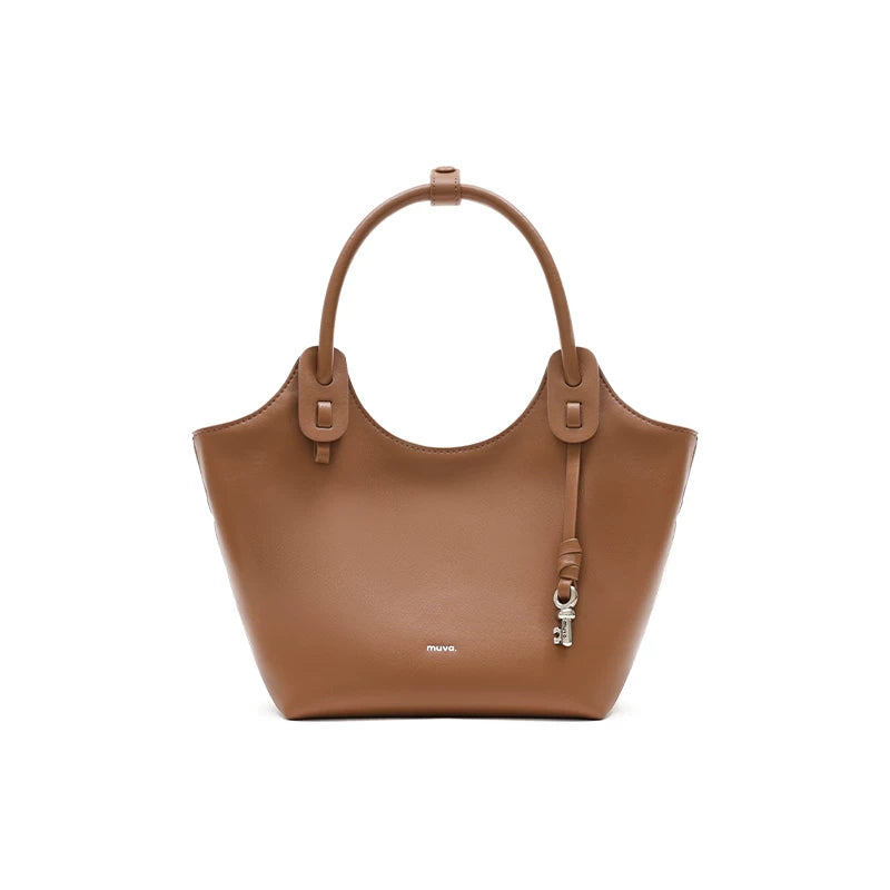 MUVA Leather High-end Small Bag Bucket Bag