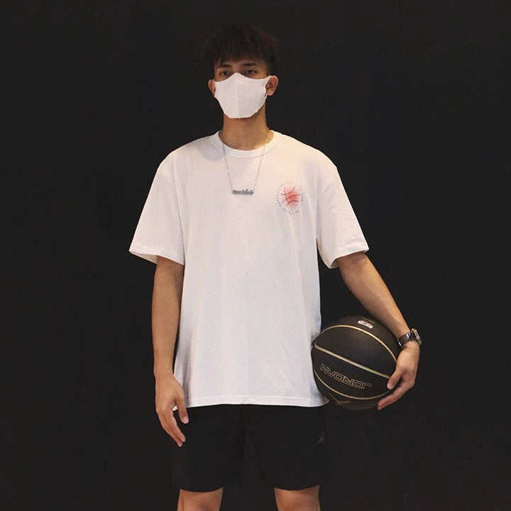 LUSHISI Loose Basketball Training Pants