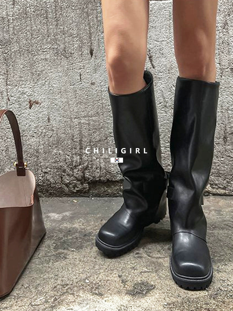 CHILIGIRL Temperament Versatile Mid-range Boots