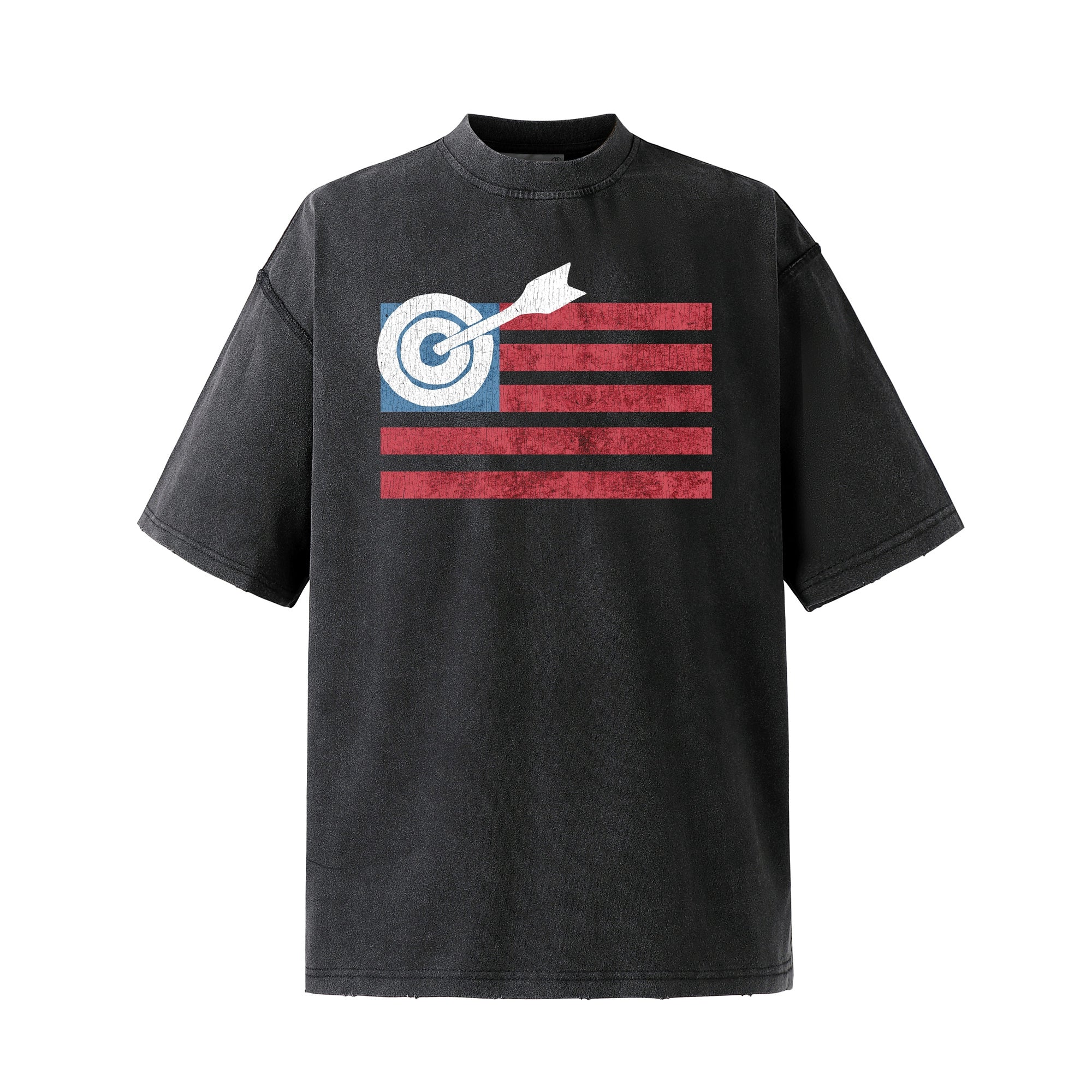 NOVACAM Camo reverse stitching washed Tee