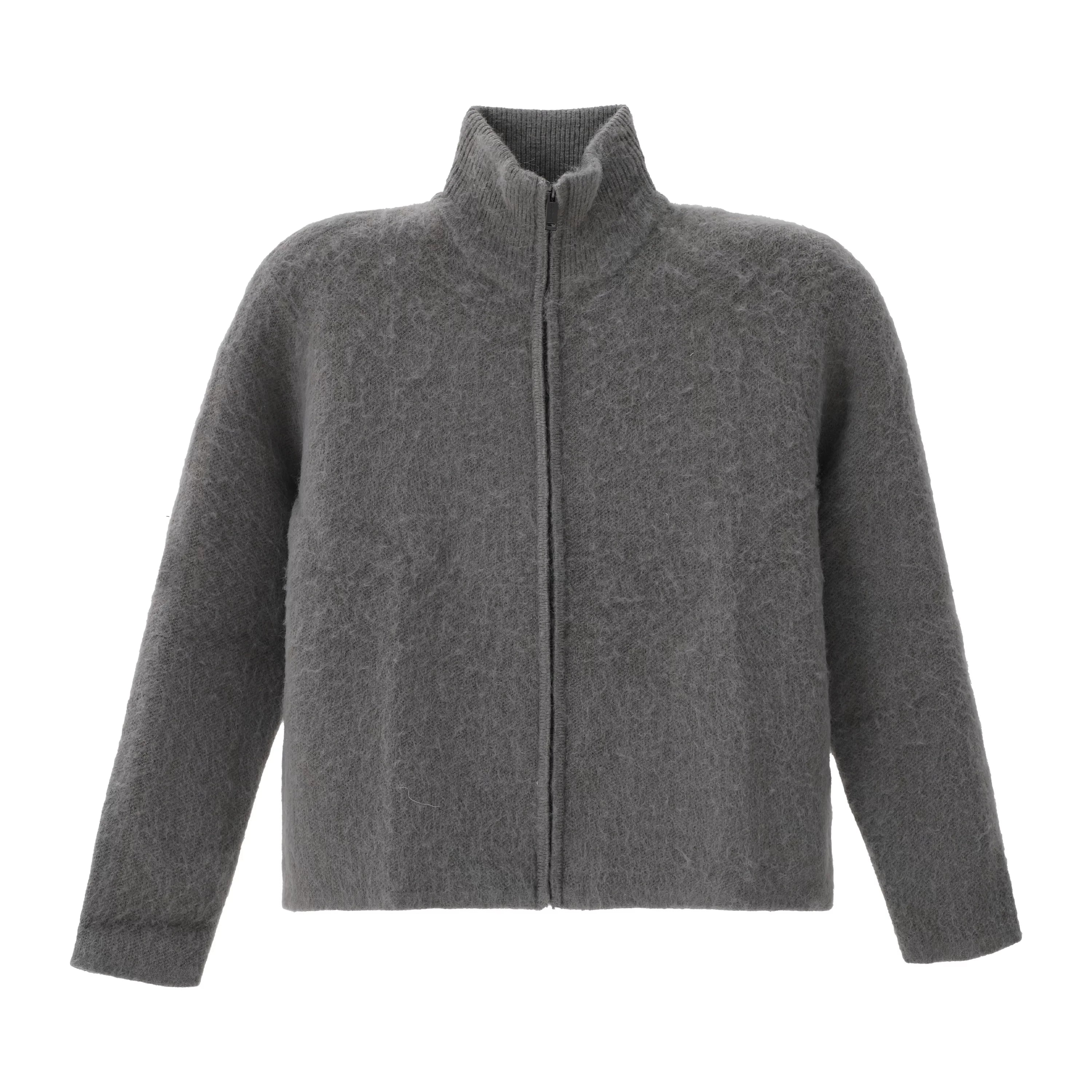 ZOZOFOREST Fog Suede Wool Soft Waxy Warm Sweater