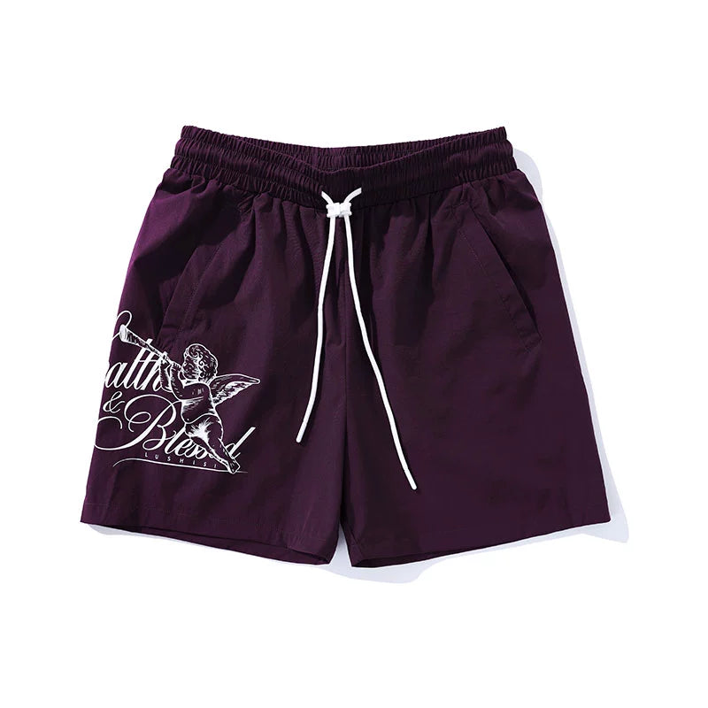 LUSHISI Stretch and Light Sports Casual Shorts