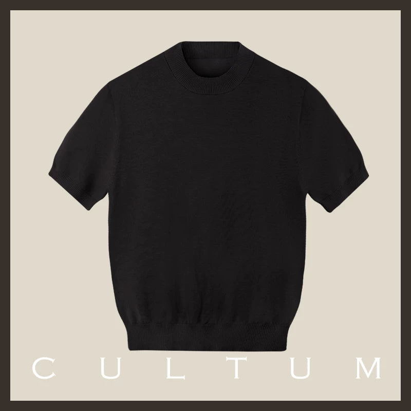 CULTA Light and Breathable Casual Knitted Tee