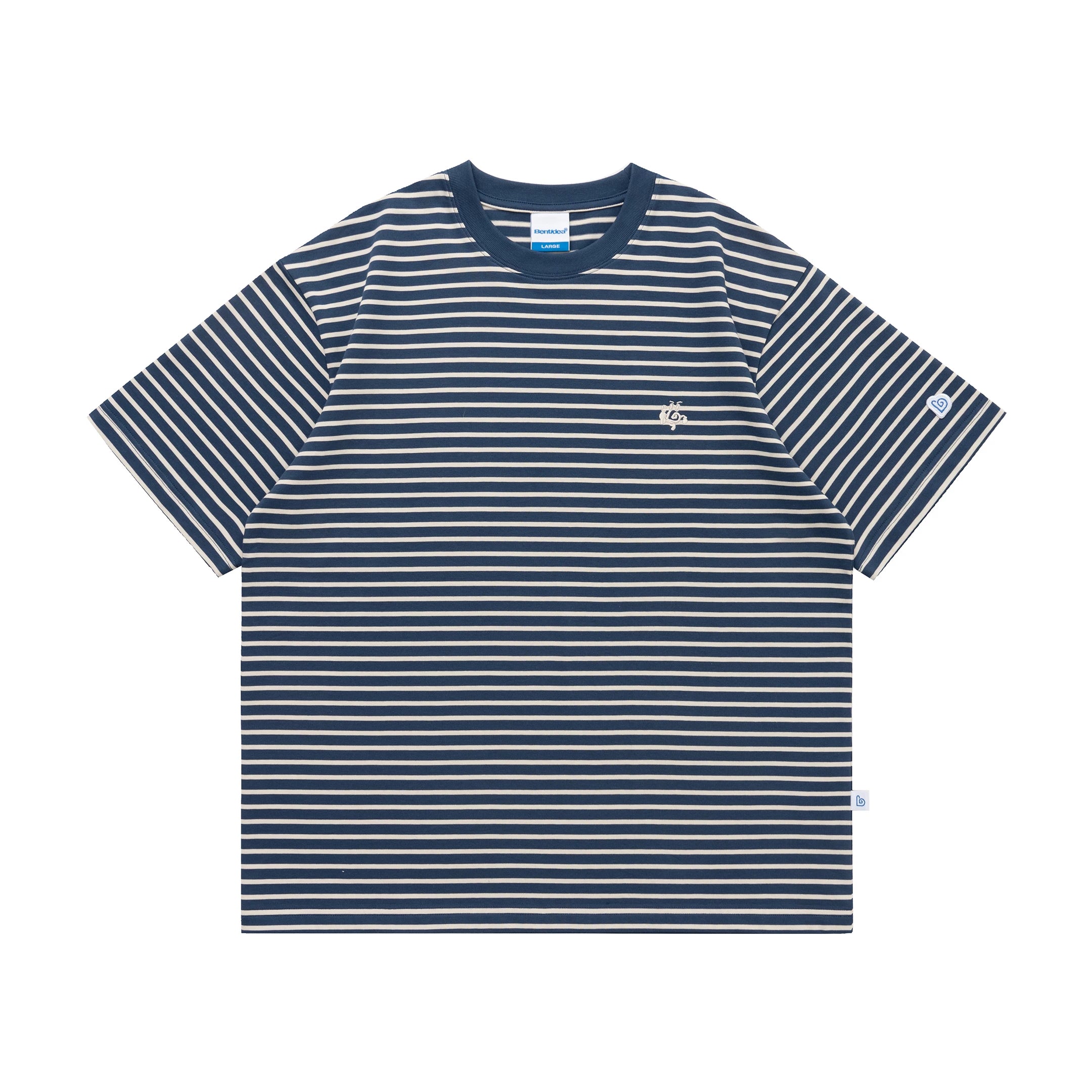 BENT IDEA Vintage Striped Casual Tee