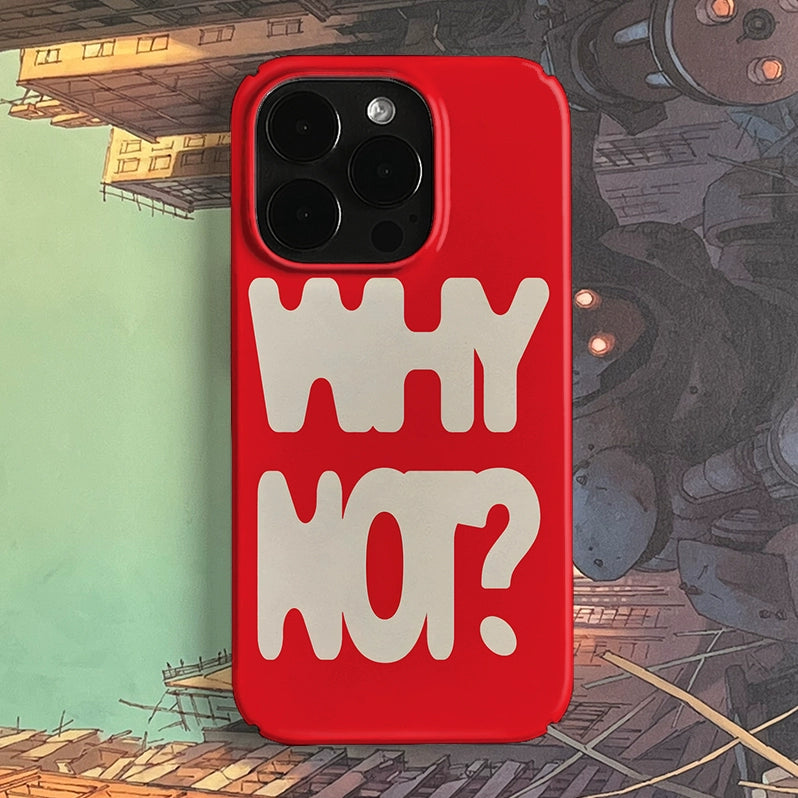 WHY NOT PBCASE X OQ Iphone Case