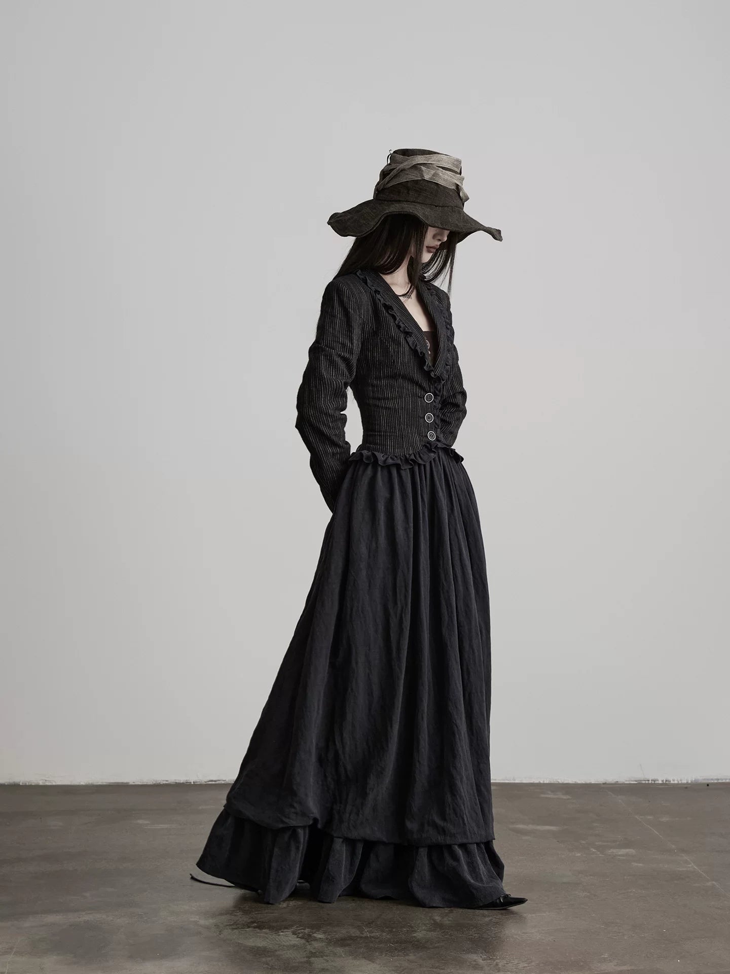INDULGE Splicing Strap Waist Dress