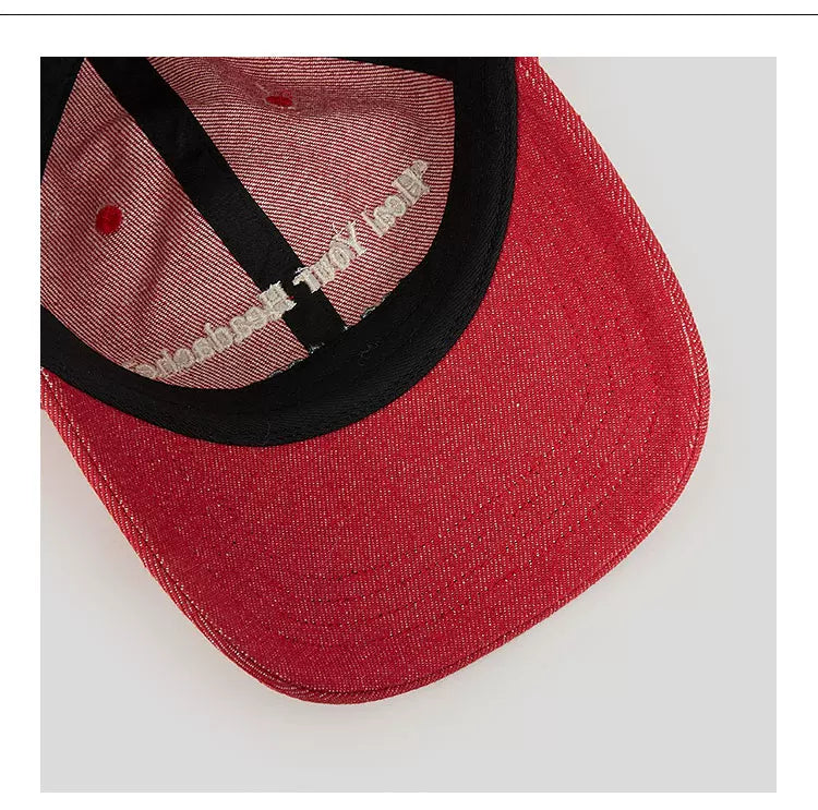 HEADACHE Embroidered Curved-brimmed Baseball Cap
