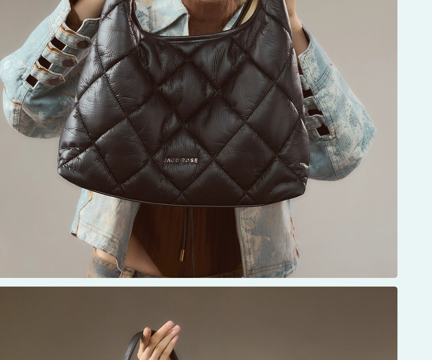 JACD Large Capacity Casual Pendant Shoulder Bag