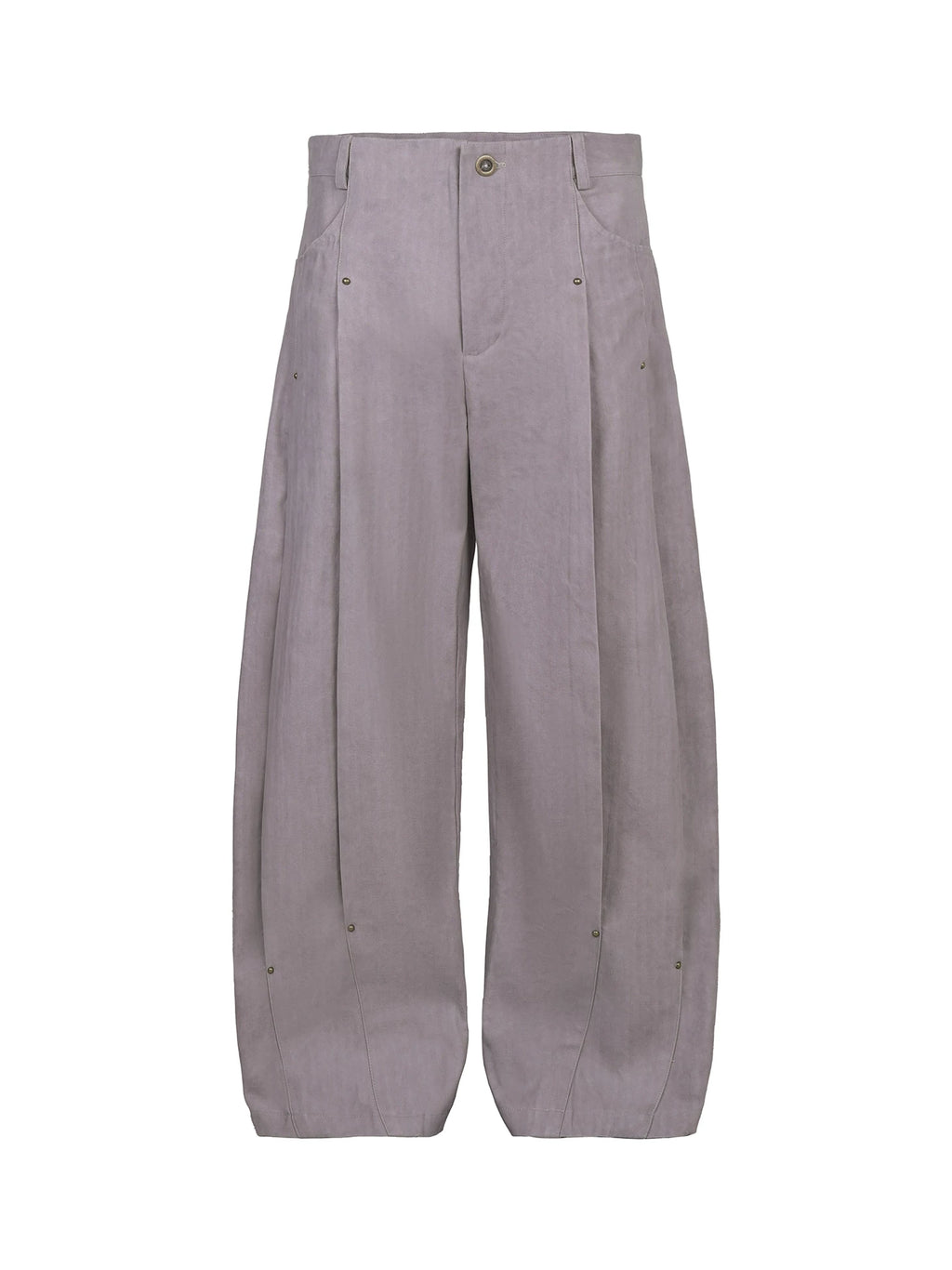 TZ Killer Pleated Rivet Scimitar Wide Leg Pants