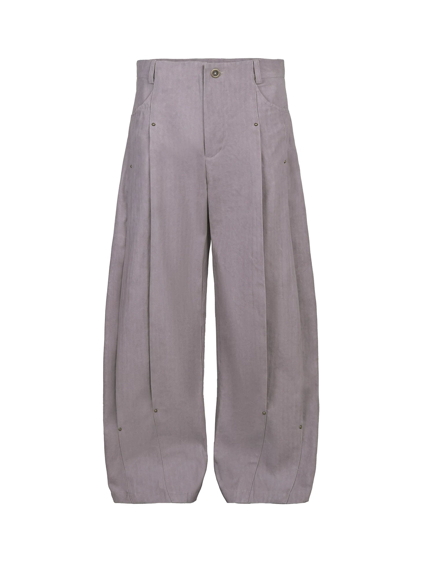 TZ Killer Pleated Rivet Scimitar Wide Leg Pants