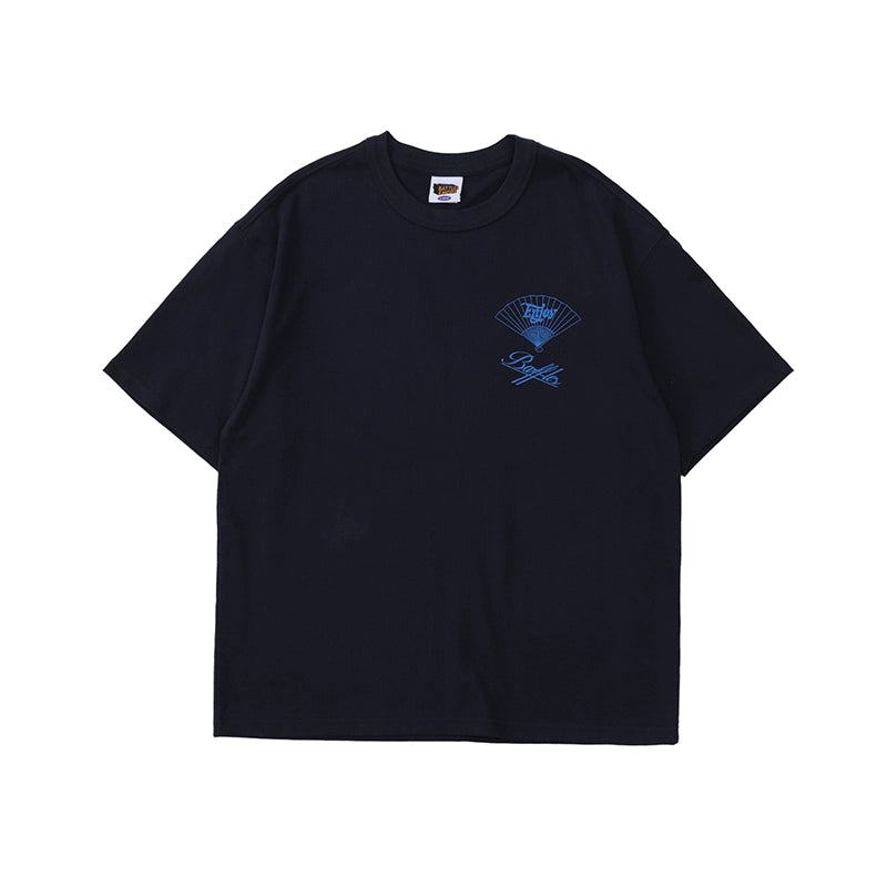 Battles Vintage Loose Casual Crew Neck Tee