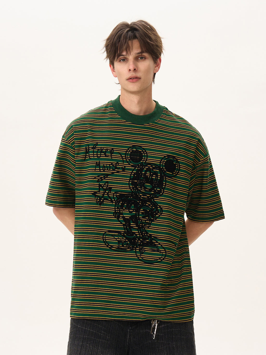 BTSG Mickey striped Tee