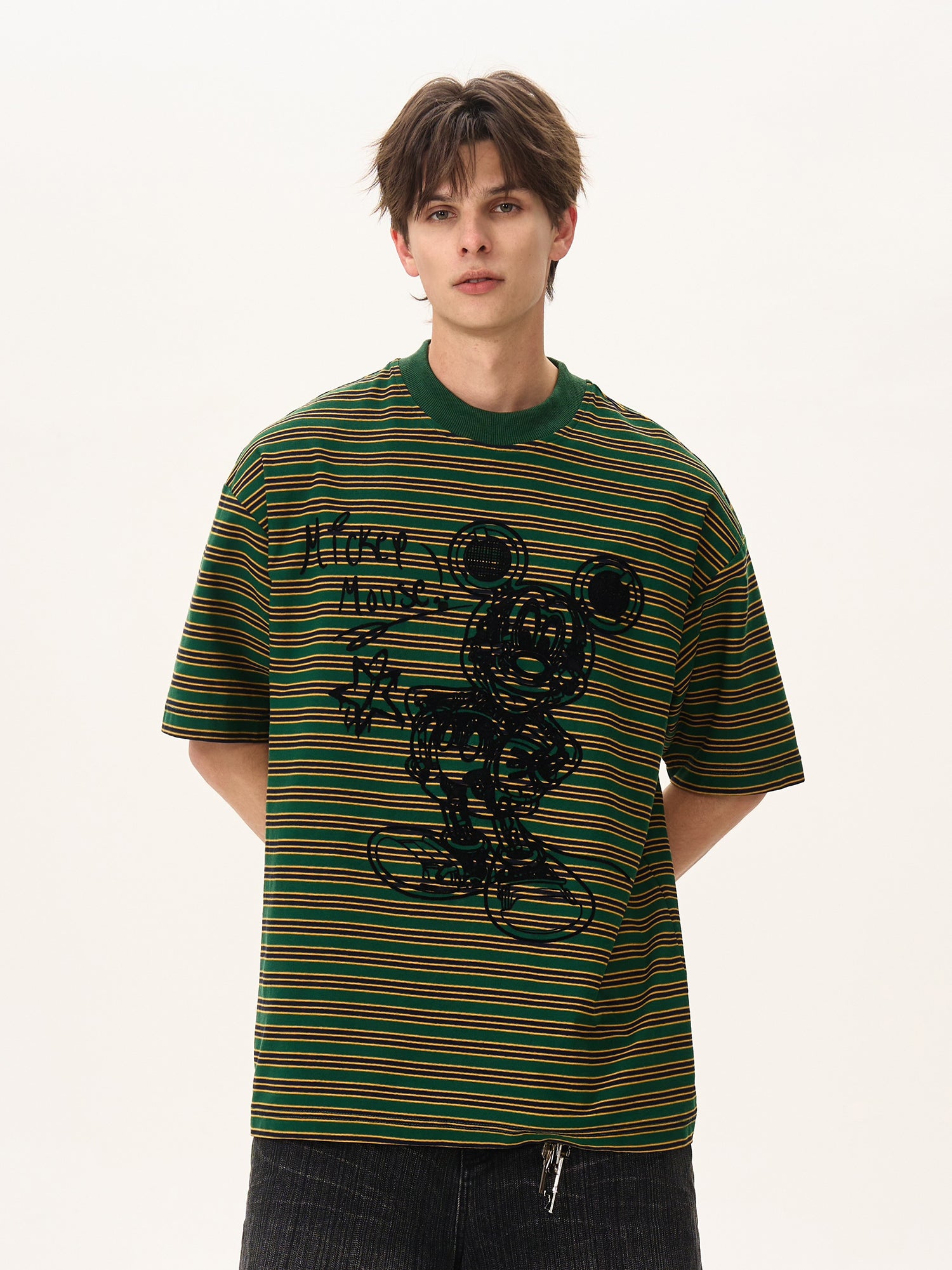 BTSG Mickey striped Tee