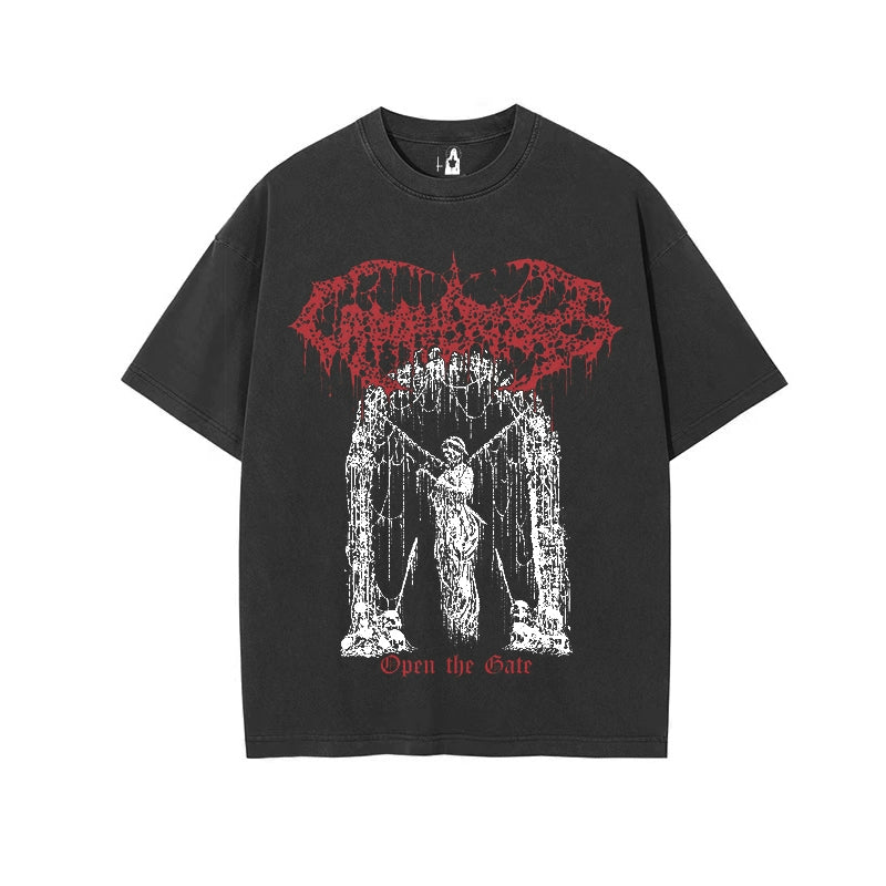 Wetbody Dark Oversized Street Neutral Tee