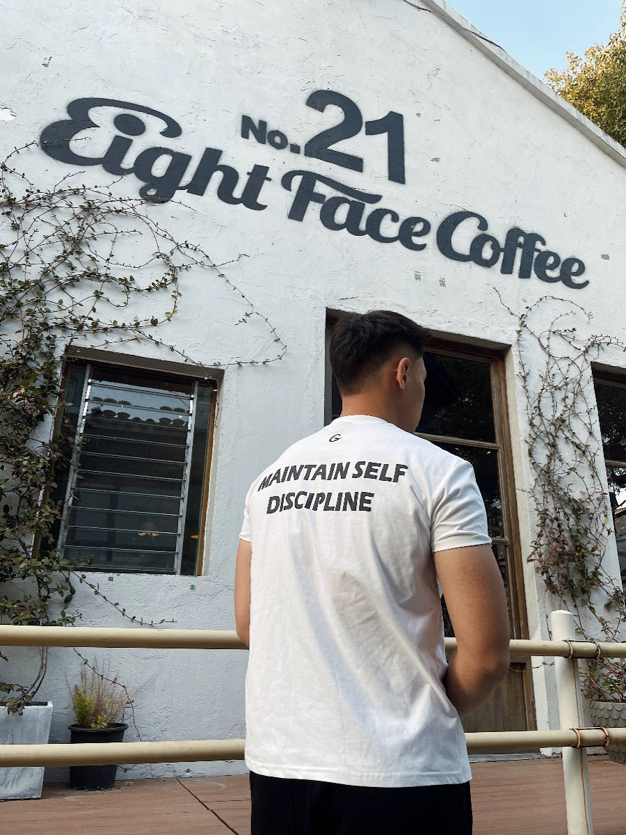 GTAL American Print Quick-Drying Elastic Crew Neck Tee