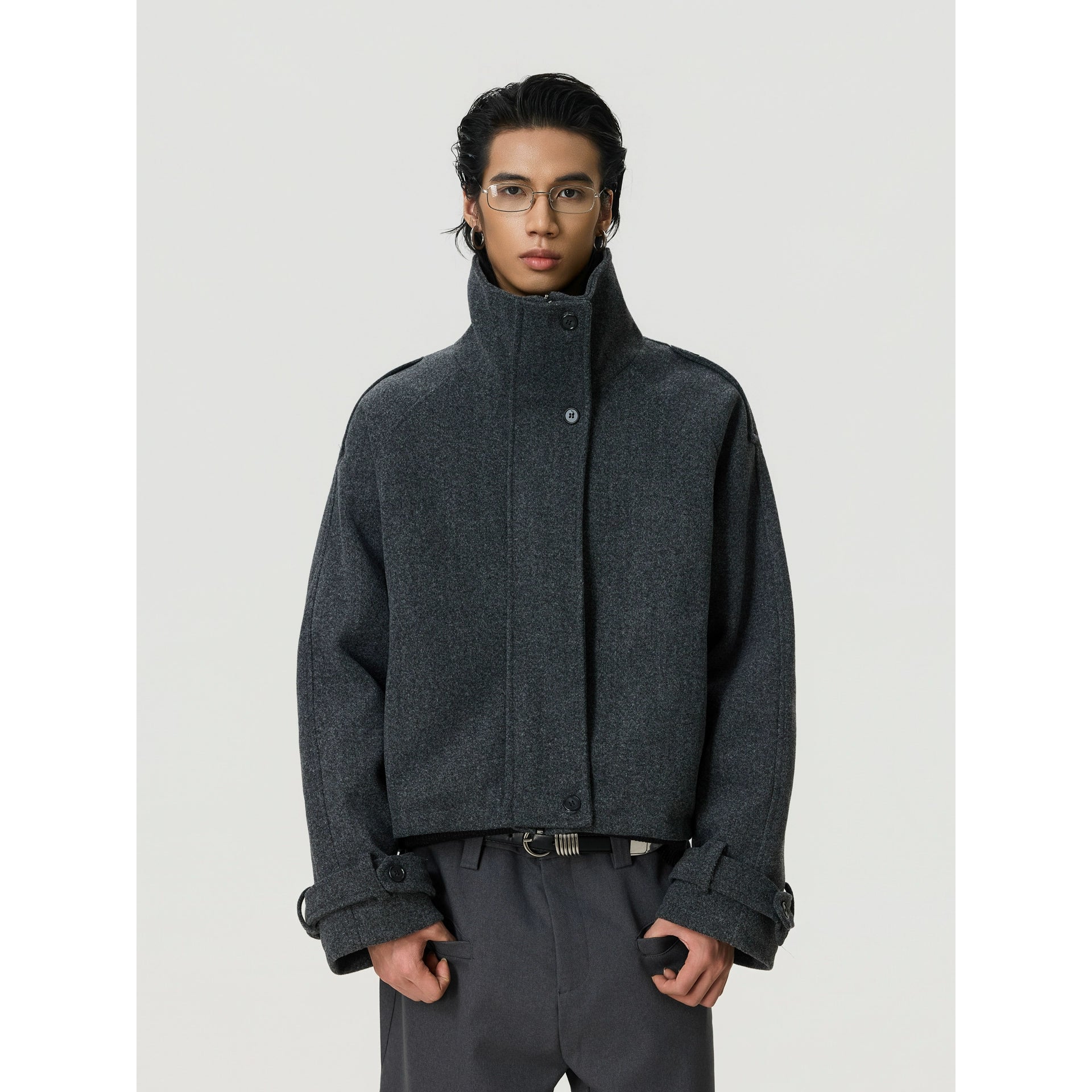 BTSG Premium Classic Three-dimensional Silhouette Padded Jacket