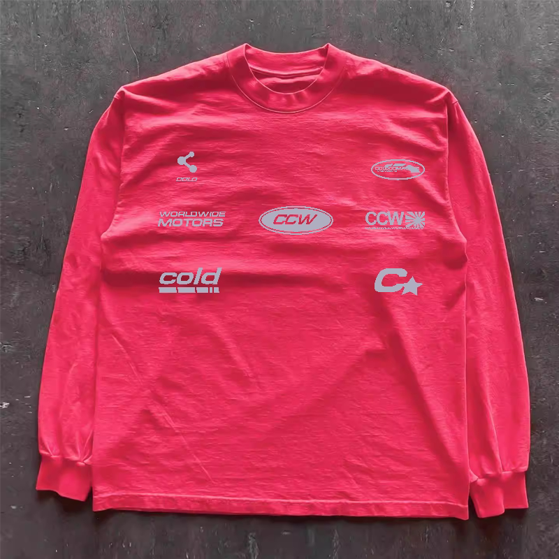 UPUPXIA Niche Oversize Versatile Long Sleeve