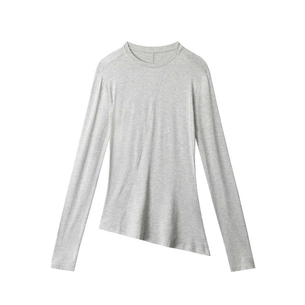 Nariele Slim Skinny Irregular Long Sleeves