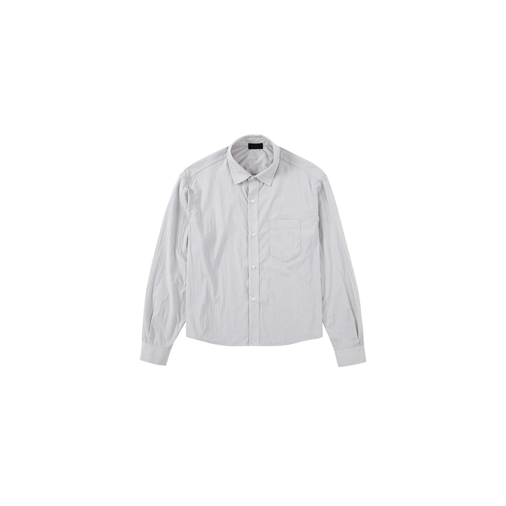 PLUS NO LOGO Original Yarn Sunscreen Striped Shirt