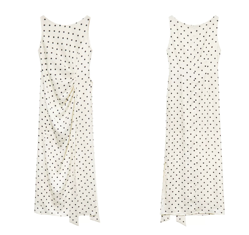 TYANG High-end Temperament Polka Dot Dress